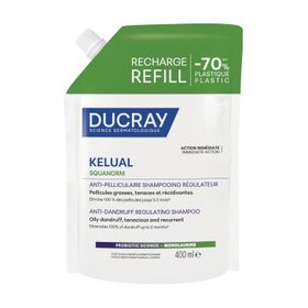 Ducray Kelual Squanorm Recharge Shampooing Régulateur Antipelliculaire Soin