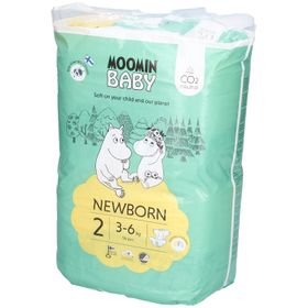 Moomin Ecologische Luiers Maat 2 Mini (3-6 kg)