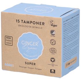 Ginger Organic Tampons Super