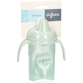 Difrax Lekvrije drinkbeker met tuit - Soepele tuit - 250 ml