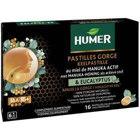 Humer Pastilles Gorge au miel de Manuka