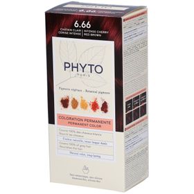 Phyto Paris Coloration Permanente 6.66 Châtain Clair Cerise Intense