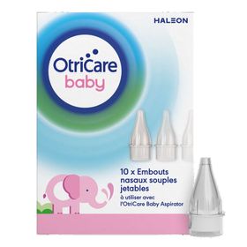 OtriCare Baby Embouts nasaux souples jetables pour OtriCare Baby Aspirator nettoyant nasal