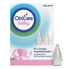 OtriCare Baby Zachte wegwerpdopjes bij OtriCare Baby Aspirator neusjesreiniger