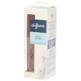 Difrax Biberon anti-colique à poignées Natural - 240 ml