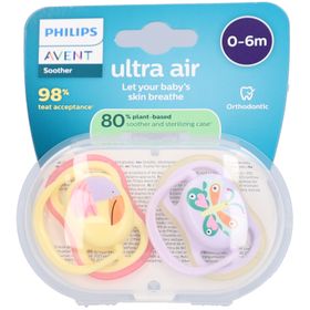 Philips Avent Fopspeen +0m Air vlinder/krab