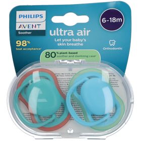 Philips Avent Fopspeen +6m Air nachtblauw/groen