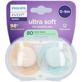 Philips Avent Sucette +0m Soft neutre