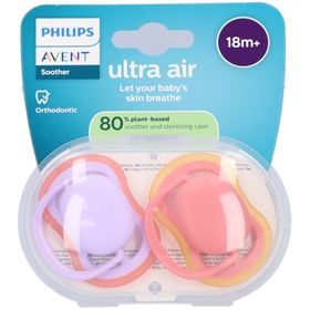 Philips Avent Ultra Air Sucette +18m Air lila/fuchsia