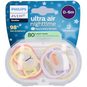 Philips Avent Fopspeen +0m Air Night vlinder/rups