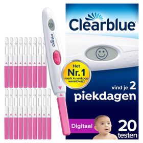 Clearblue Ovulatietest Digitaal kit | 1 digitale houder en 20 testen