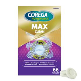 Corega Max Clean Comprimés 4-in-1 Power