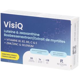 VisiQ | Luteïne & Zeaxanthine | Tegen vermoeide ogen & blauw licht
