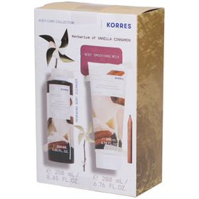 Korres Coffret Cadeau Cadeau Vanille Cannelle Gel douche + Lait pour le Corps