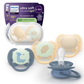 Philips AVENT Sucette Ultra Soft Day&Night 6-18m