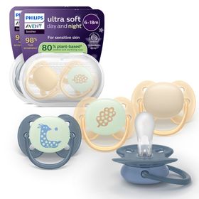 Philips AVENT Ultra Soft-fopspeen Day&Night 6-18 maanden