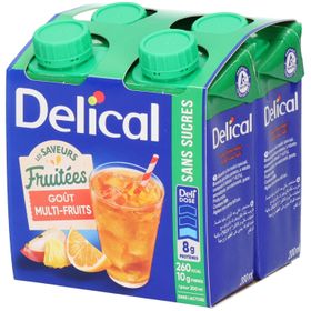 Delical Les Saveurs Fruitées Zonder Suiker Multi-vruchten