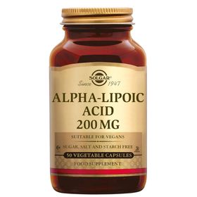 Solgar Alpha Lipoic Acid (acide lipoïque) 200 mg