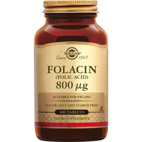 Solgar Folacin Acide folique 800 mcg