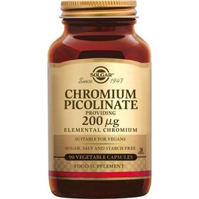Solgar Chromium (Chroom) Picolinate 200 mcg