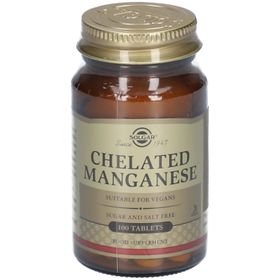 Solgar Chelated Manganese Mangaan