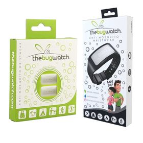 TheBugWatch Anti-Mug Armband Midnight Black + Navulling