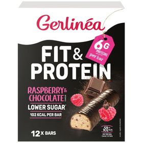 Gerlinéa Carb Reduced High Protein Reep Framboos & Chocolade