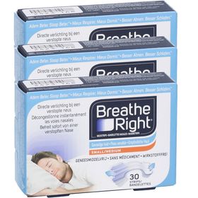 Breathe Right Clear Bandelettes Nasales TRIO