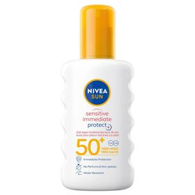 Nivea Sun Sensitive Protection Immédiate Spray SPF50+