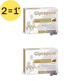 GlycePure® | Bloedsuikerspiegel | Plantenextracten en vitamines | Chroom, Kaneel, Zink, Seleen & Biotine | 2=1*