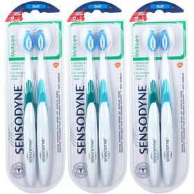 Sensodyne Tandenborstel Multicare Soft DUO 2+1 GRATIS