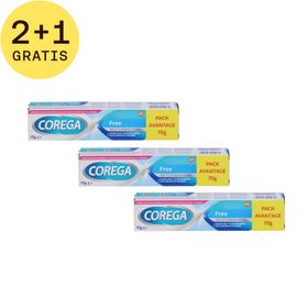 Corega Free Kleefcrème 2+1 GRATIS