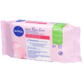 Nivea Lingettes Démaquillantes Micellaires à l'Eau de Rose BIO