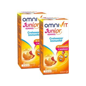 Omnivit Junior Gummies | Multivitamine pour la Croissance & l'Immunité