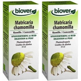 Biover Matricaria Chamomilla Gouttes de Plantes Camomille Bio