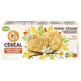 Céréal Sesamkoekjes met Vanillesmaak