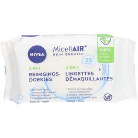 Nivea MicellAIR Lingettes Démaquillantes