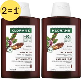 Klorane Kinine Versterkende & revitaliserende shampoo | 2=1*