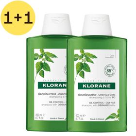 Klorane Oil Control Shampoo with Organic Nettle 1+1 GRATIS