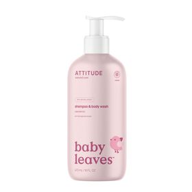 Attitude Baby Leaves 2-en-1 Shampooing & Gel Nettoyant Sans Parfum