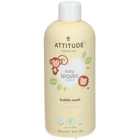 Attitude Baby Leaves Bubble Wash Peer & Nectar