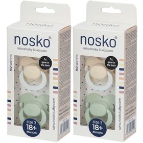 /sko Fopspeen Beige - Groen 18 Maanden+ x2