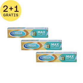 Corega Max Seal Fresh Mint Kleefcrème 2+1 GRATIS