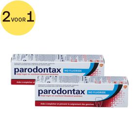 Parodontax No Fluoride Tandpasta 2+1 GRATIS