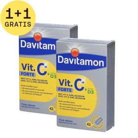 Davitamon Vitamine C Forte Time Release 1+1 GRATIS