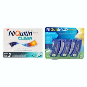 NiQuitin® Combi Therapie Clear 7mg/24h + Minilozenge 2mg Nicotine