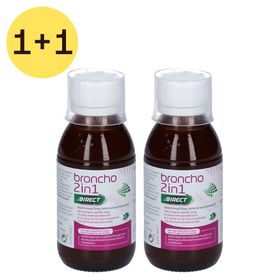 Broncho 2-in-1 Adult Hoestsiroop Sinaasappel 1+1 GRATIS