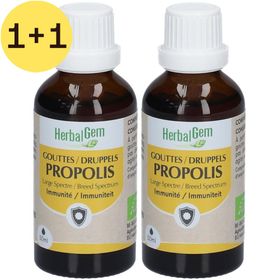HerbalGem Propolis Large Spectrum Gorge Bio | 1+1 GRATUIT