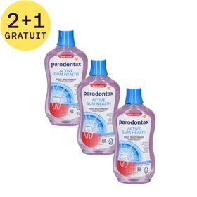 Parodontax Active Gum Health Extra Fresh Mint Bain de Bouche 2+1 GRATUIT