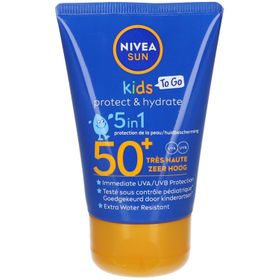 Nivea Sun Kids Protect & Hydrate To Go 5-in-1 Zonnemelk SPF50+